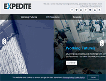 Tablet Screenshot of expedite-consulting.com
